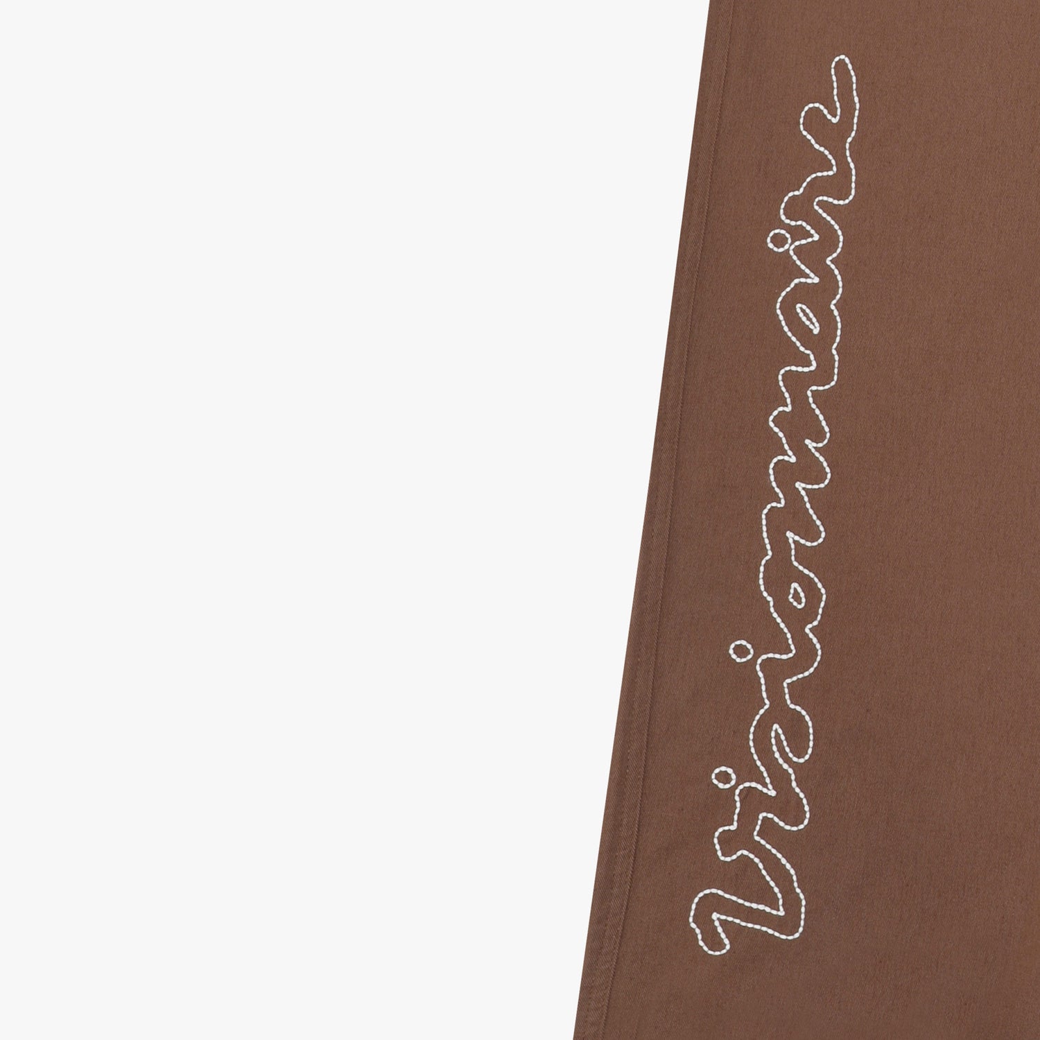 PANTALON BRODÉ VISIONNAIRE MARRON