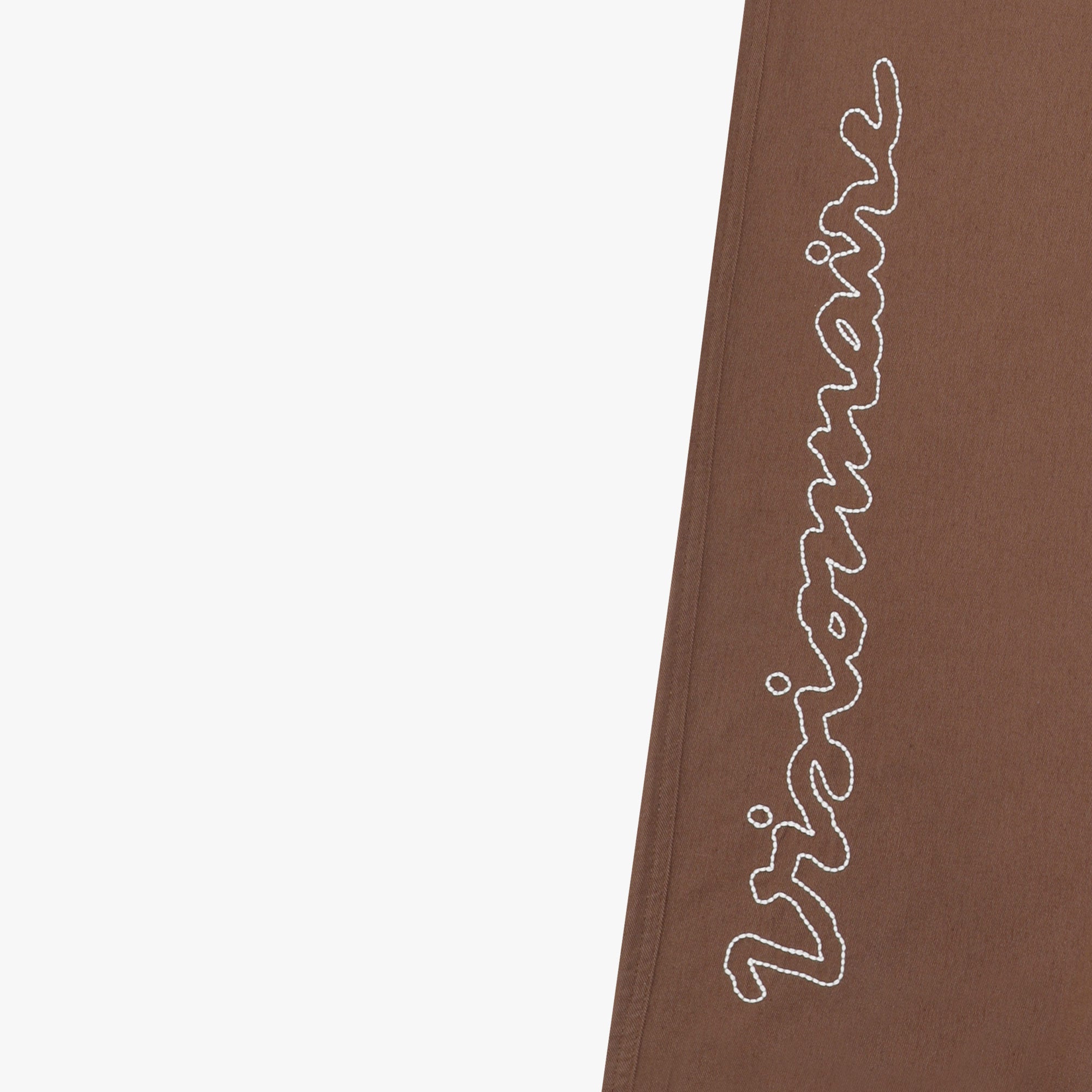 PANTALON BRODÉ VISIONNAIRE MARRON