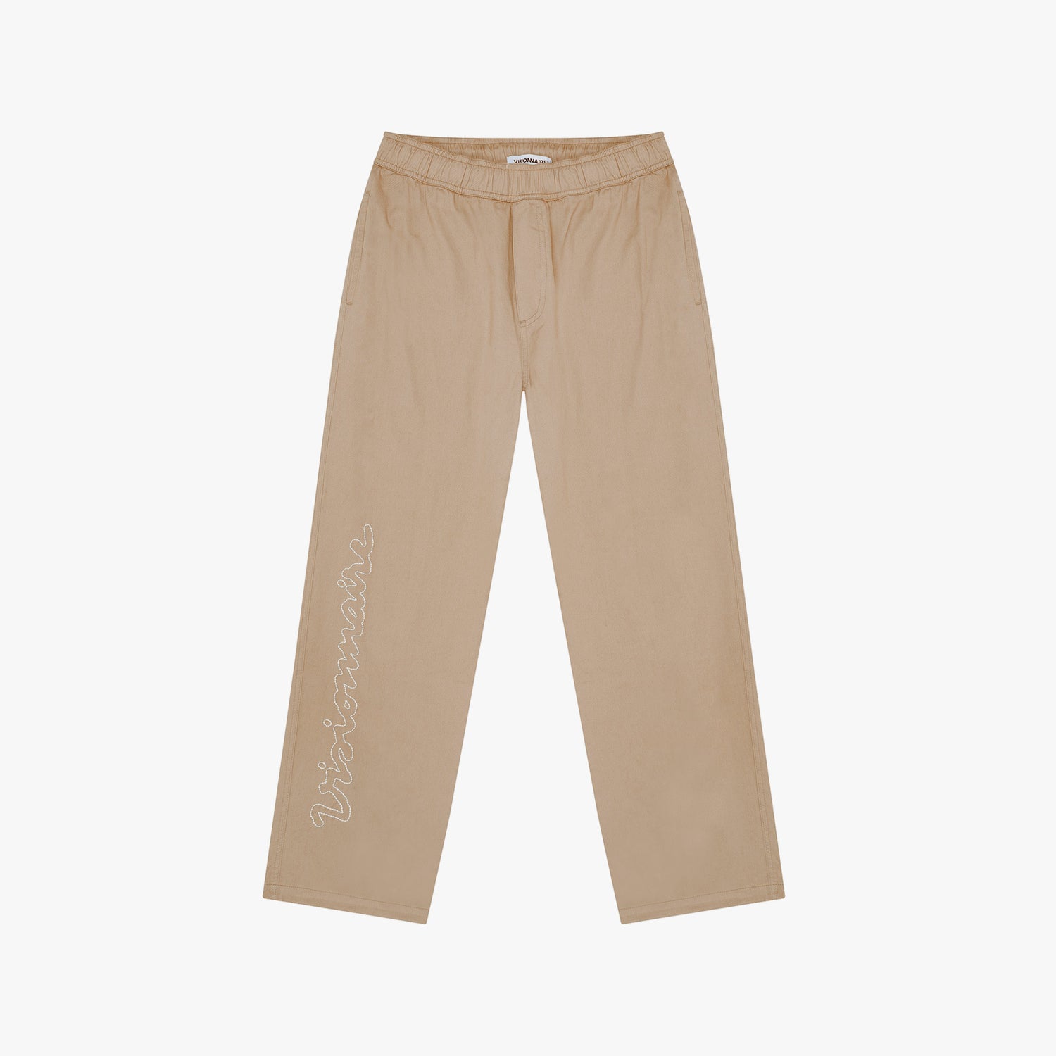 PANTALON BRODÉ VISIONNAIRE BEIGE