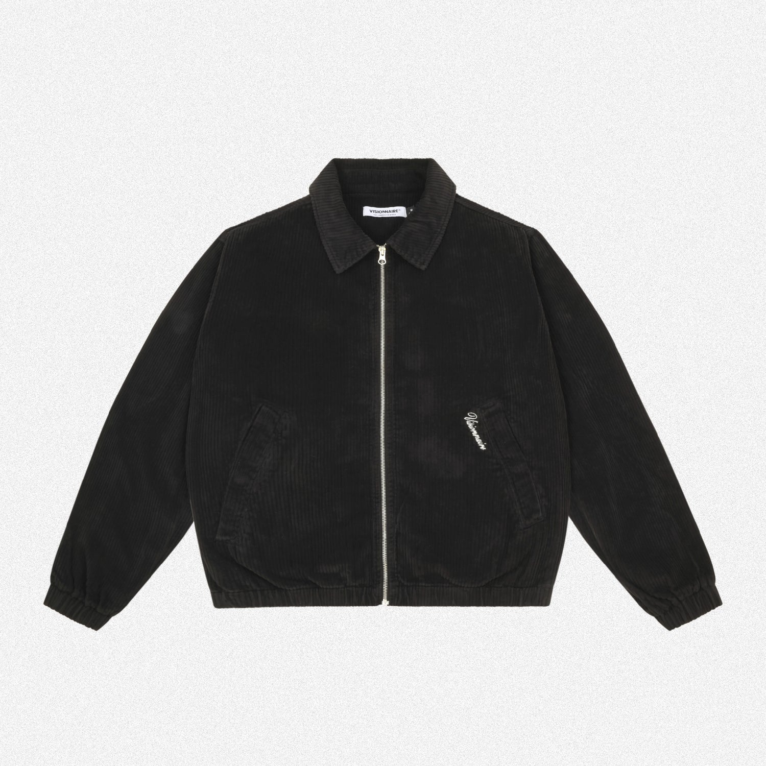 VESTE VELOUR COTELE NOIR