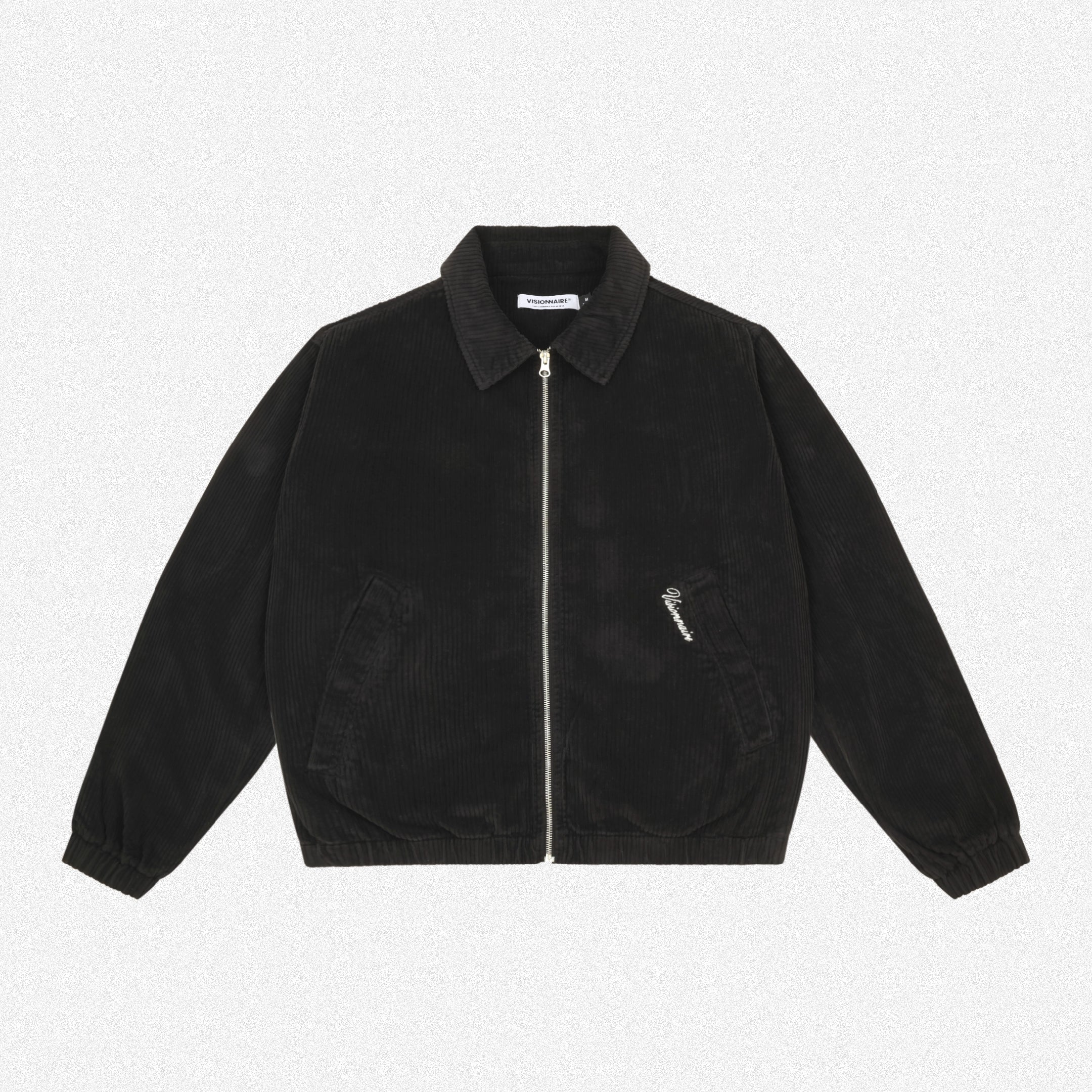 VESTE VELOUR COTELE NOIR