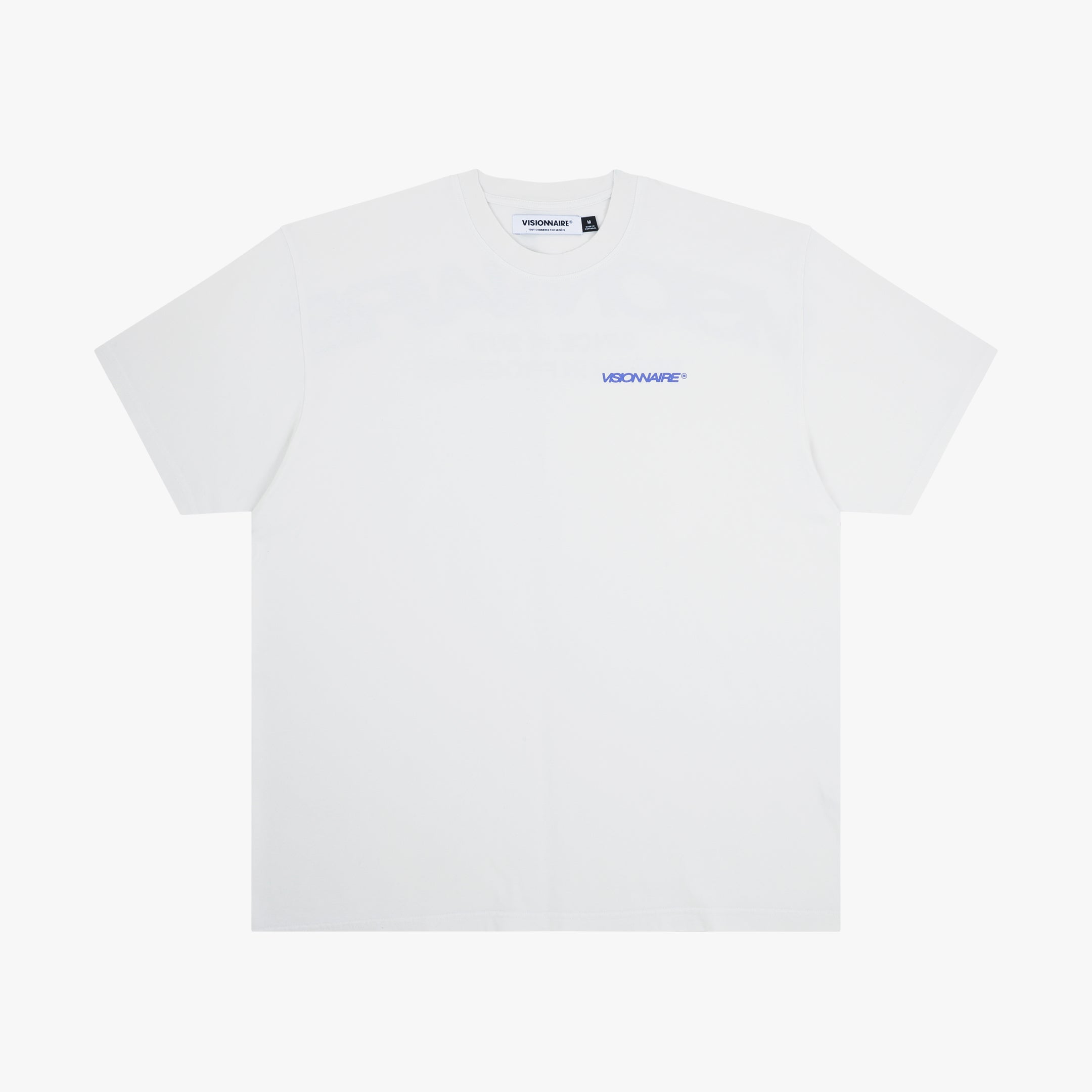 T SHIRT BACK BLANC