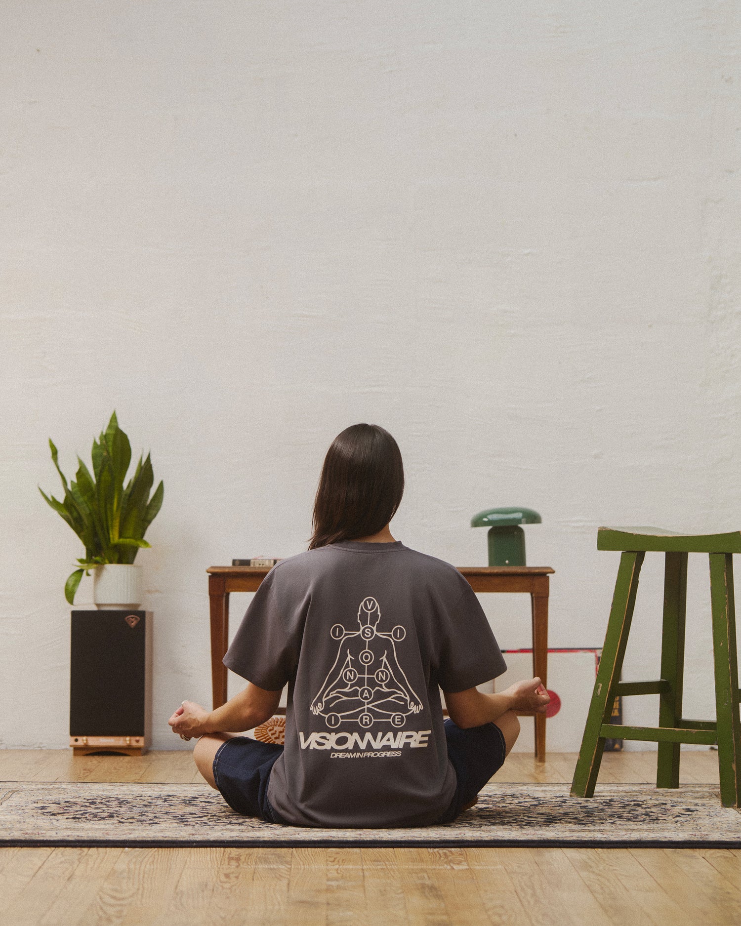 T SHIRT KARMA BLEU