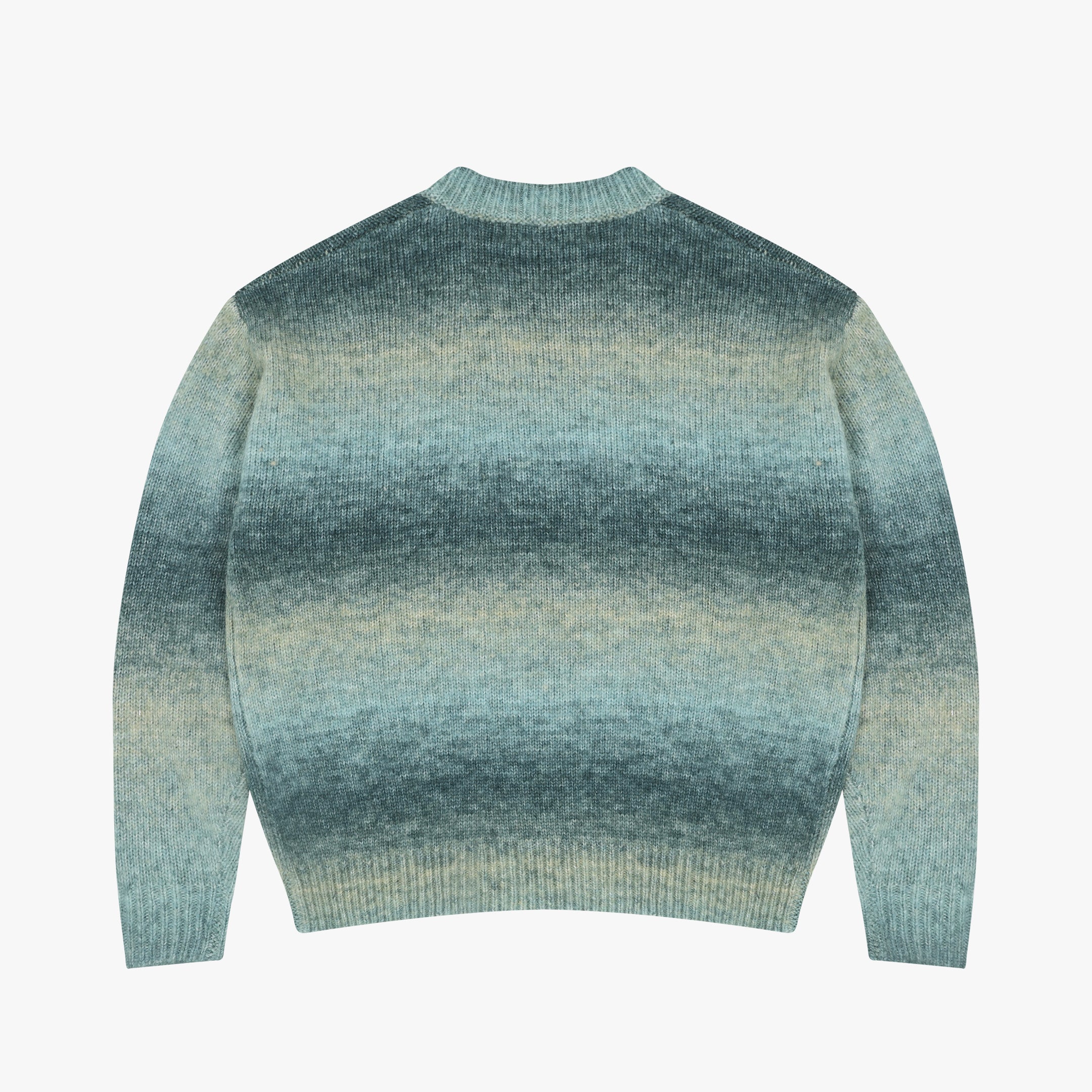 PULL FLUFFY FADE VERT D’EAU