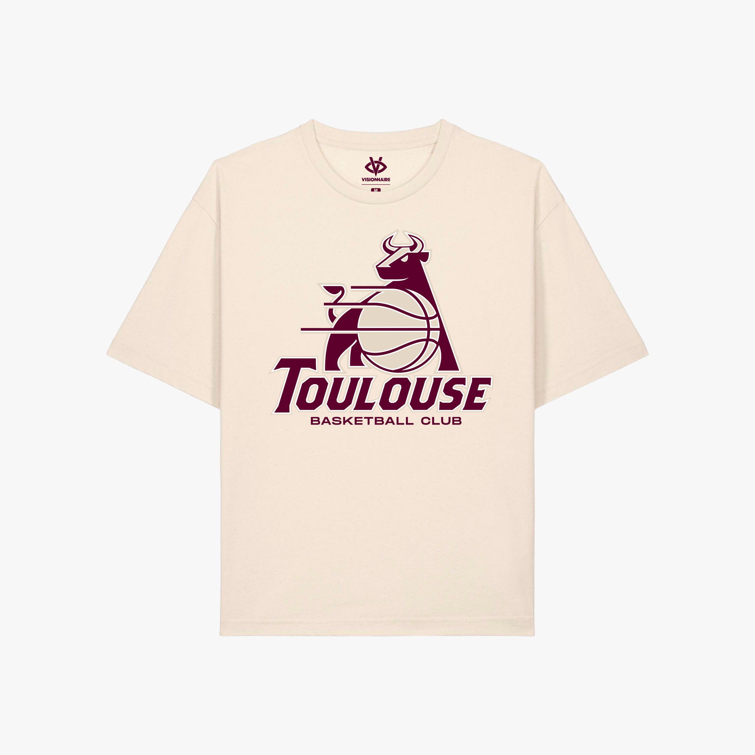 T-SHIRT TBC LOGO ECRU