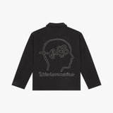 SURCHEMISE BRODÉE FLOWER EYE NOIR