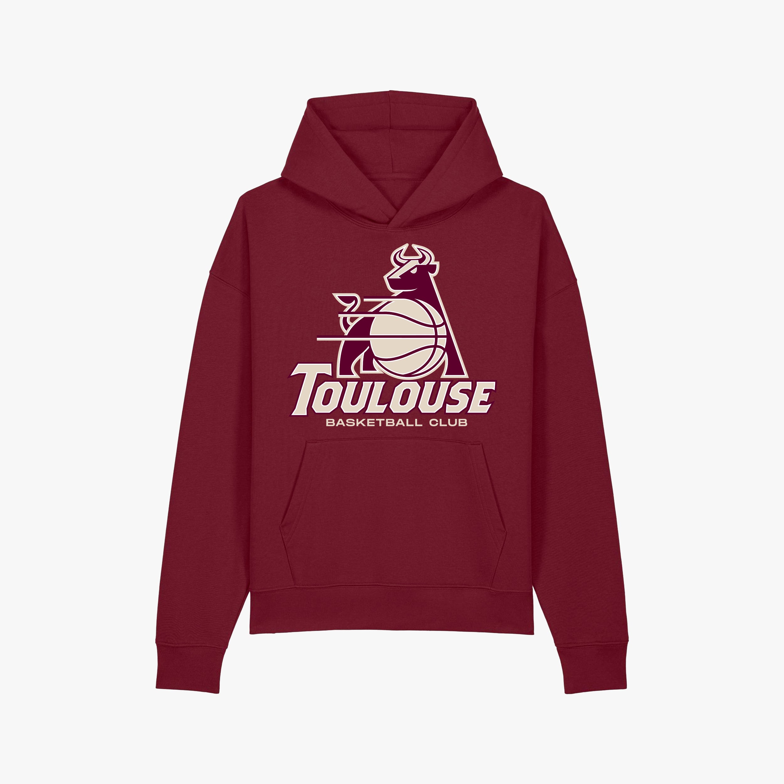 HOODIE TBC GRENAT