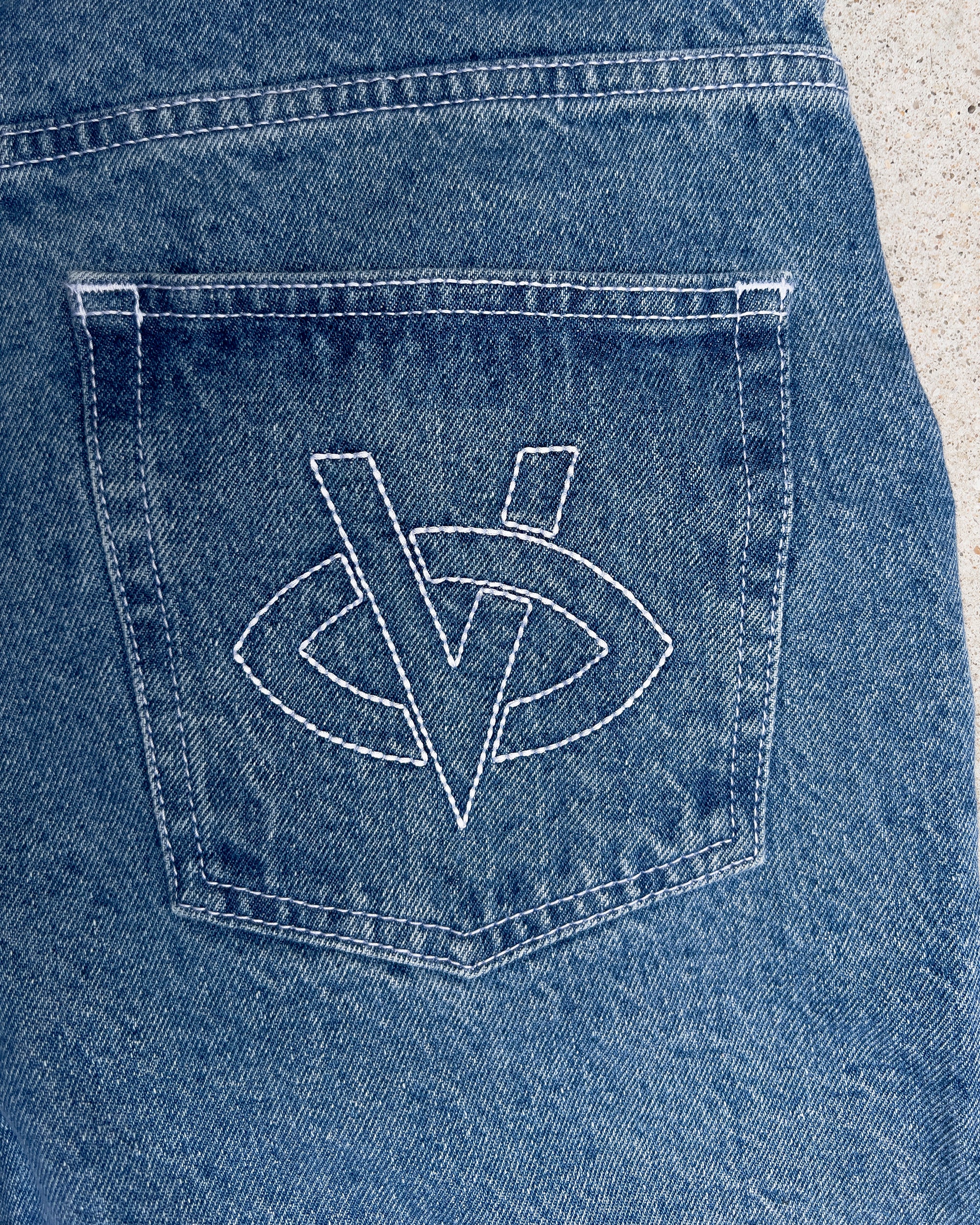 JEAN LARGE BLEU