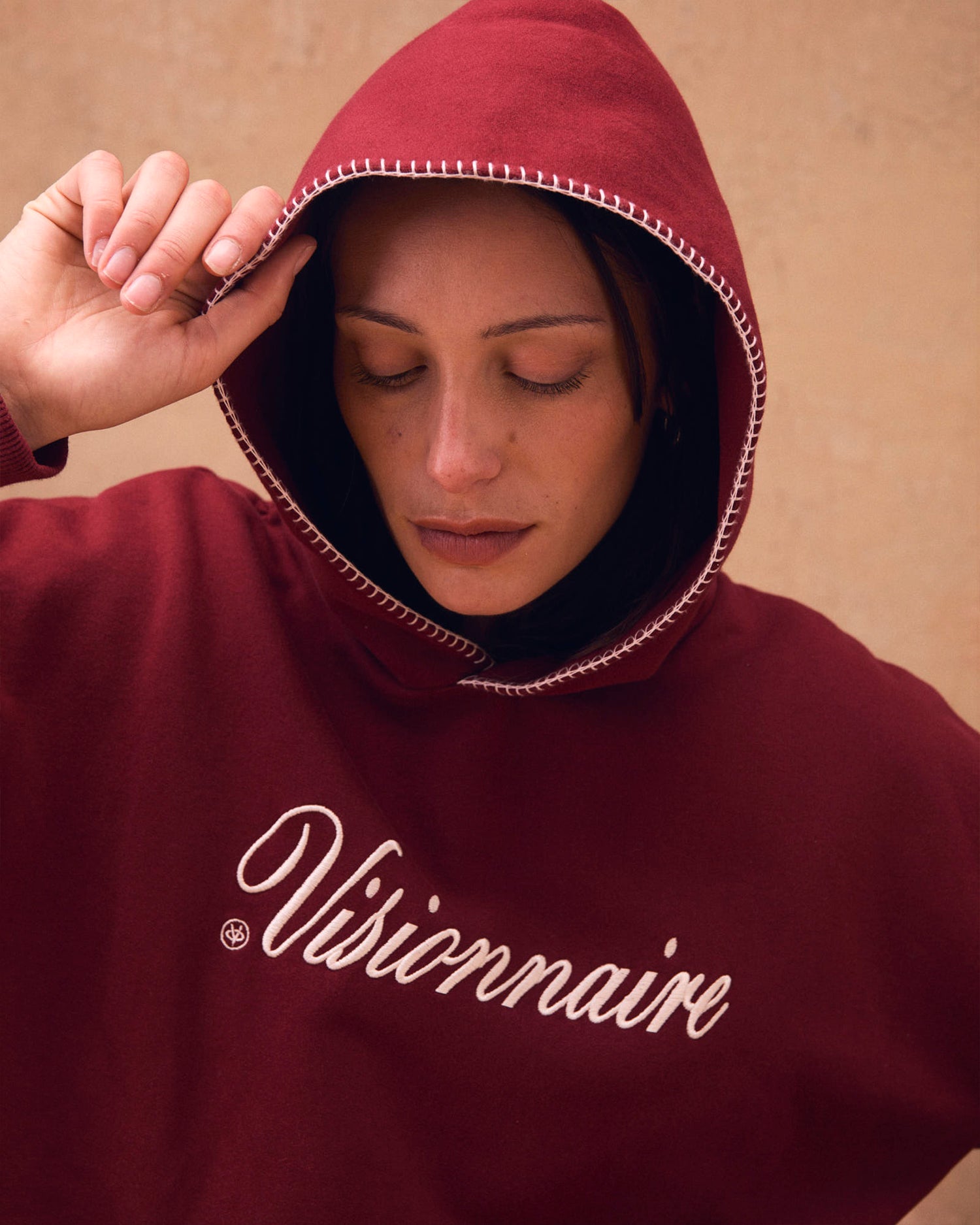 HOODIE DÉLIÉ BORDEAUX