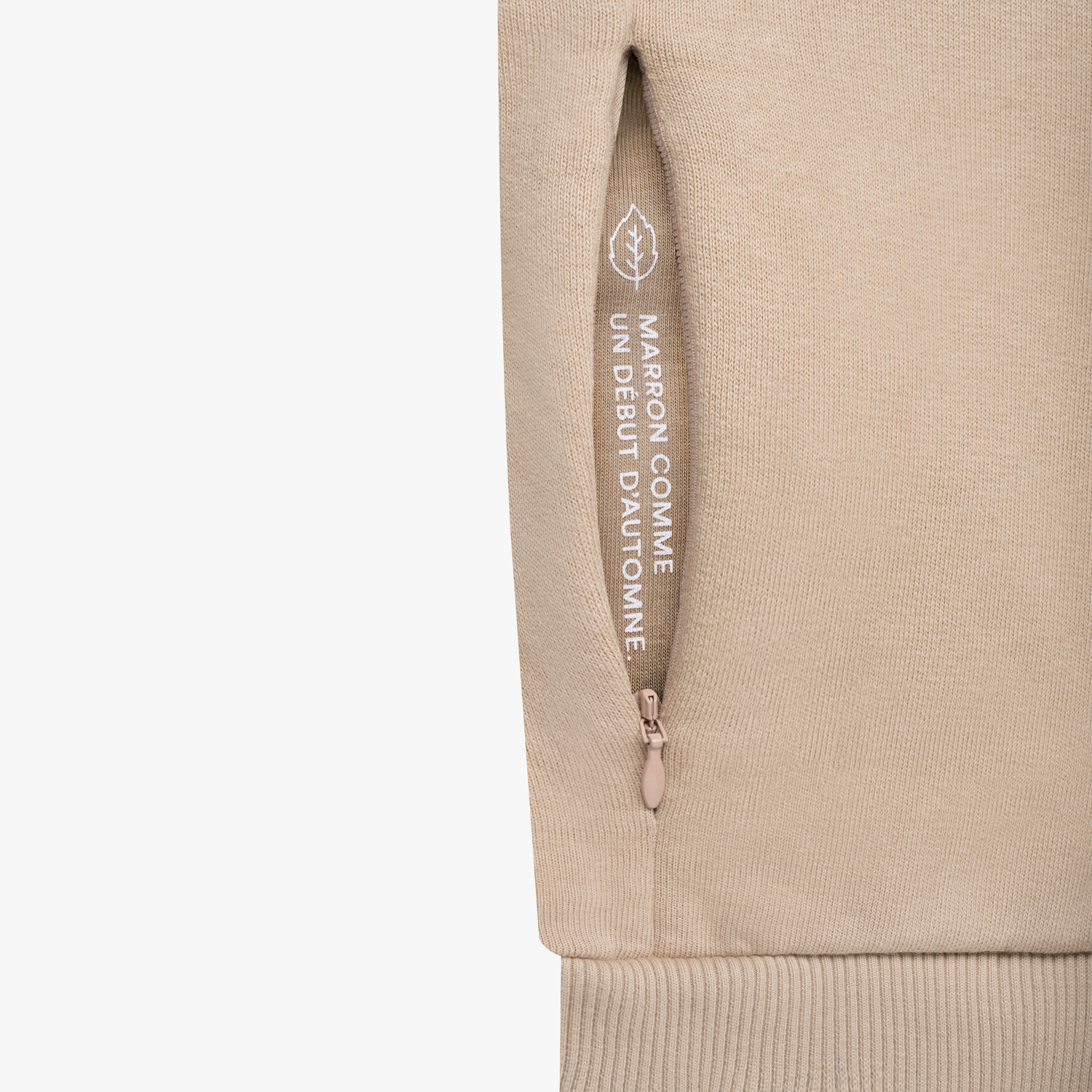 HOODIE MARRON CLAIR