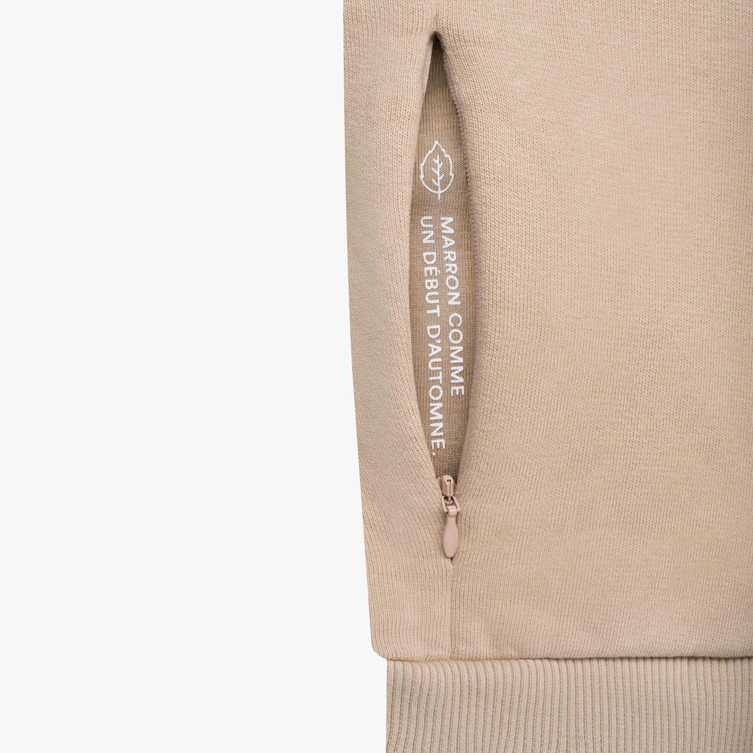 HOODIE MARRON CLAIR