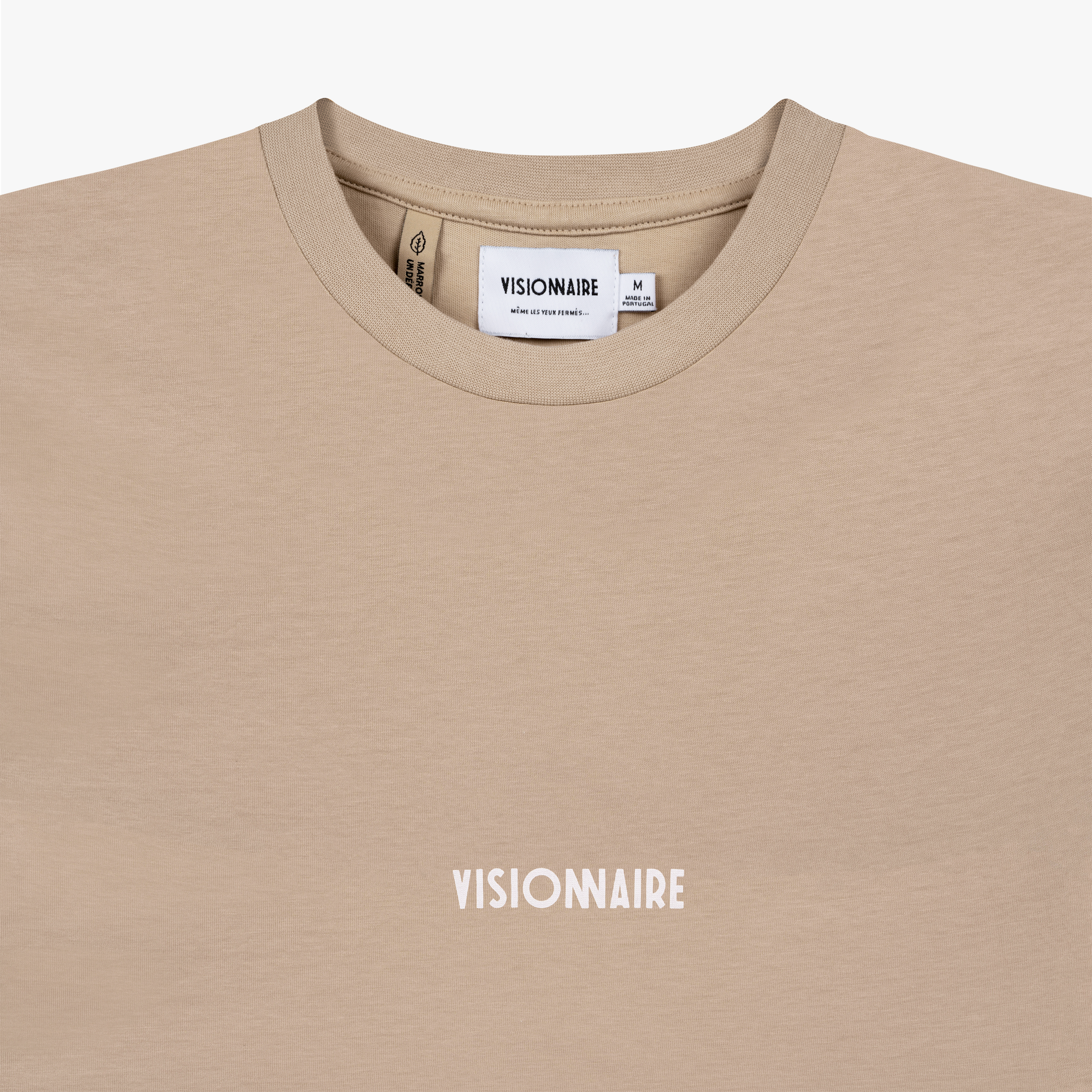 T-SHIRT MARRON CLAIR