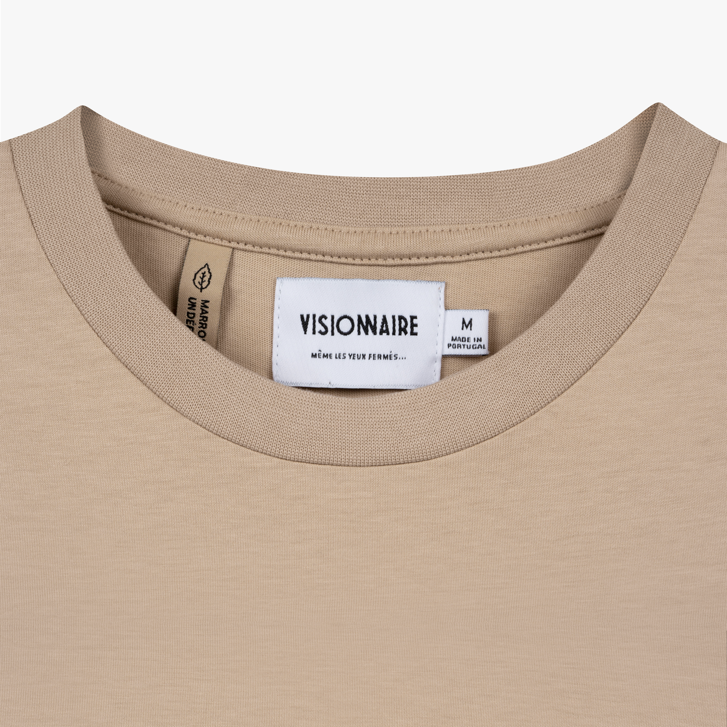 T-SHIRT MARRON CLAIR