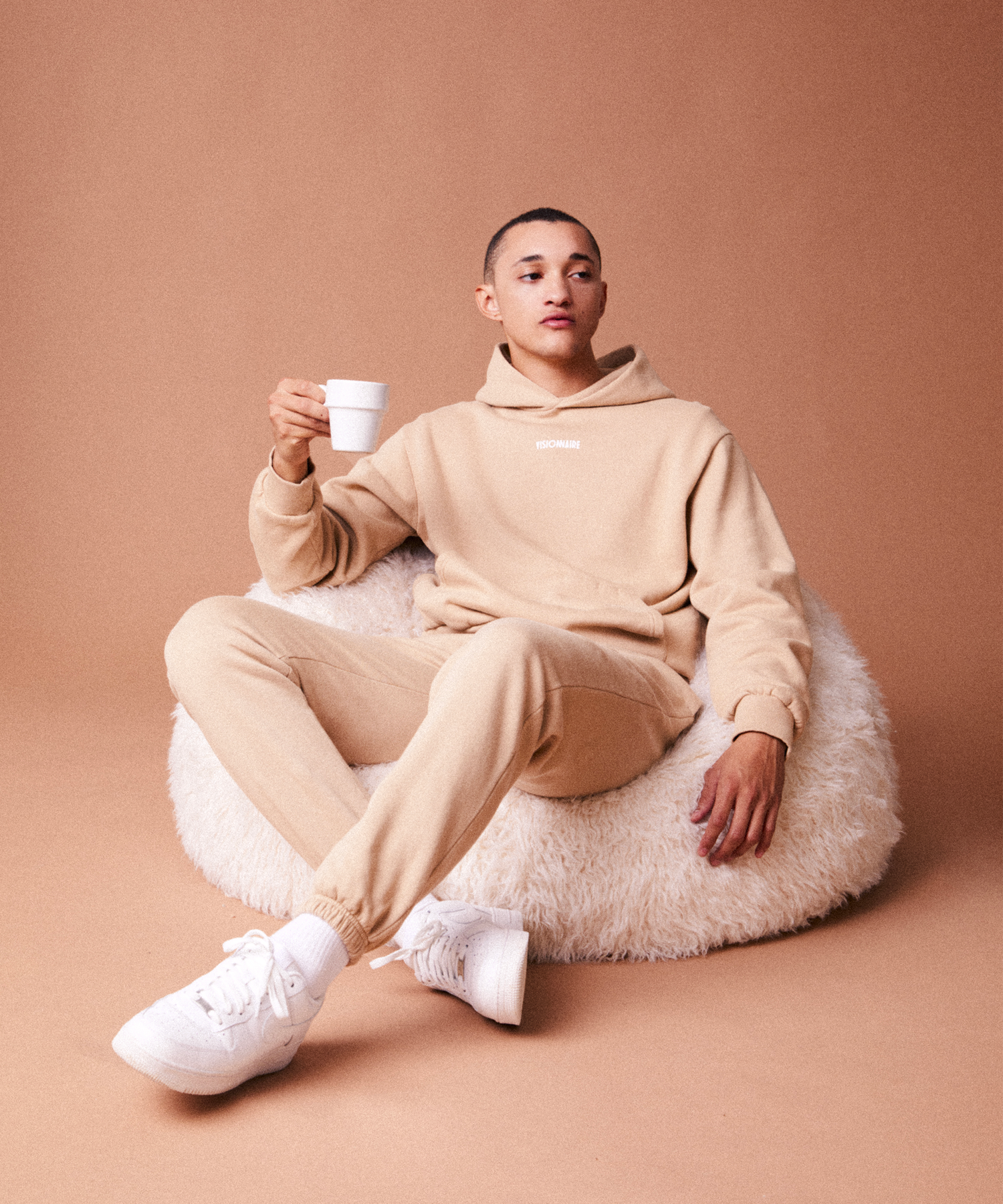 HOODIE MARRON CLAIR