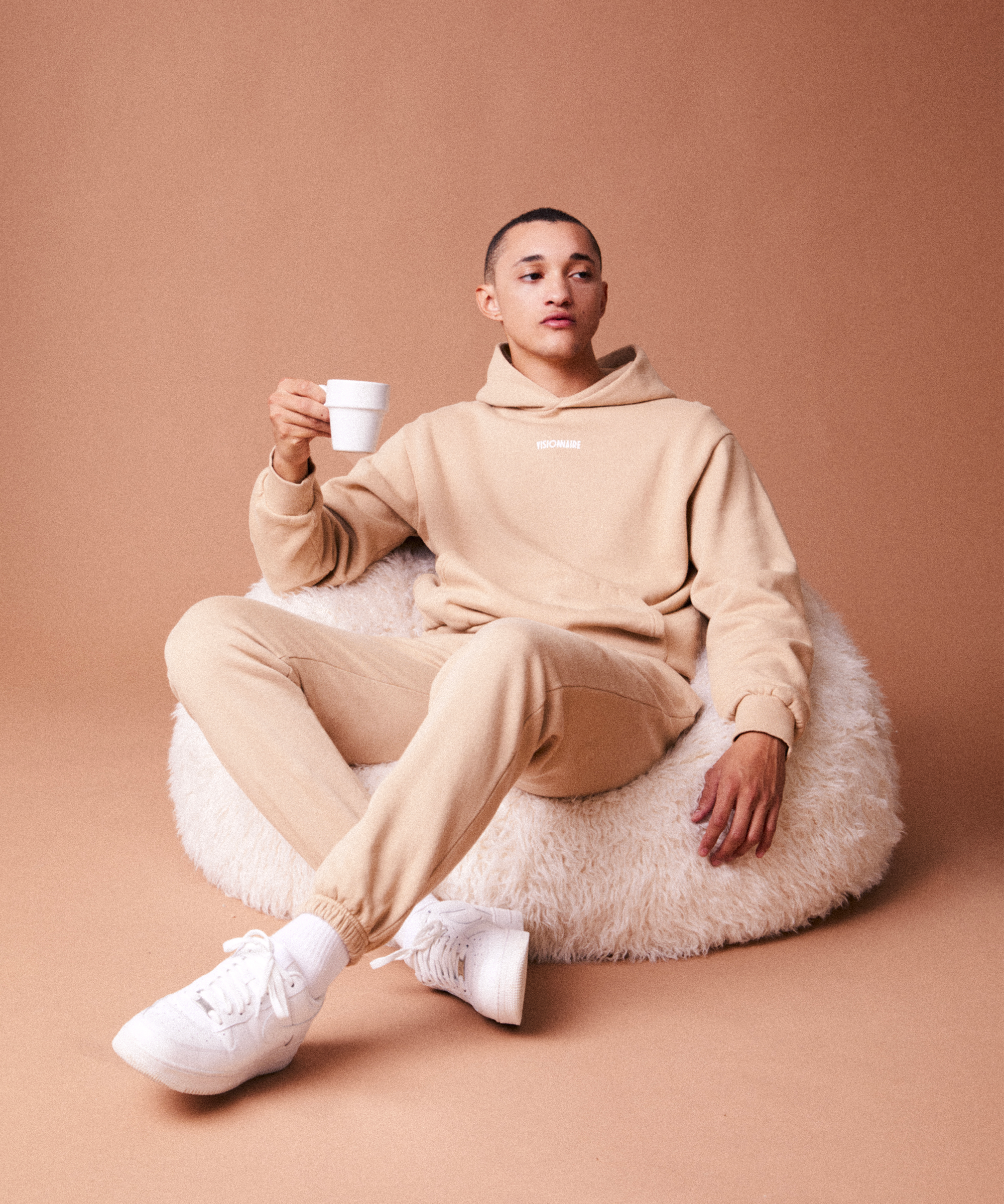 HOODIE MARRON CLAIR