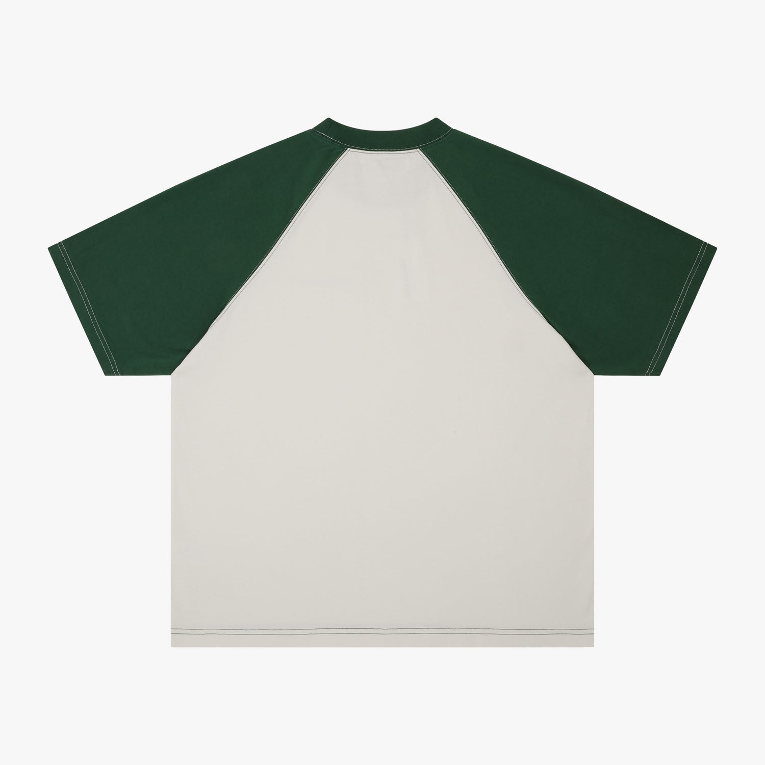 T-SHIRT BI-COLOR VERT