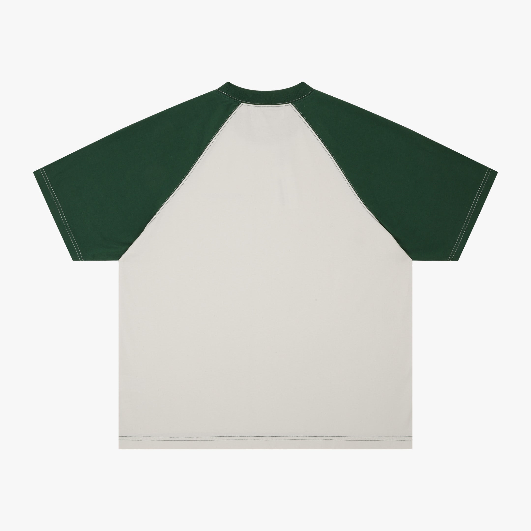T-SHIRT BI-COLOR VERT
