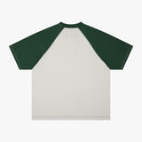T-SHIRT BI-COLOR VERT