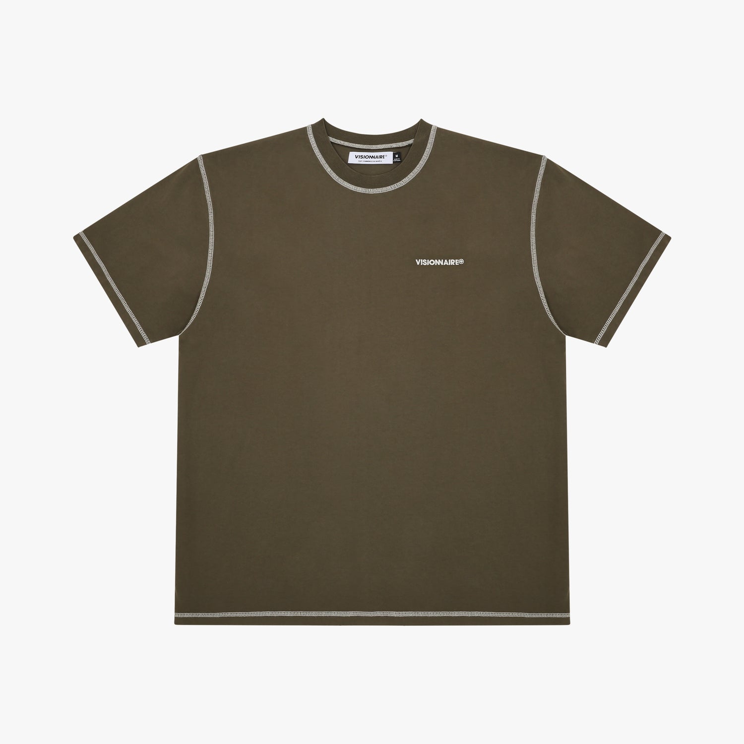 T-SHIRT COUTURE KAKI