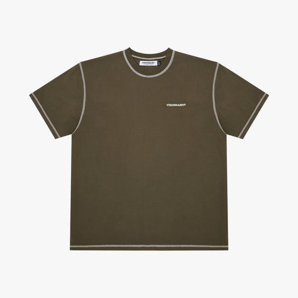 T-SHIRT COUTURE KAKI