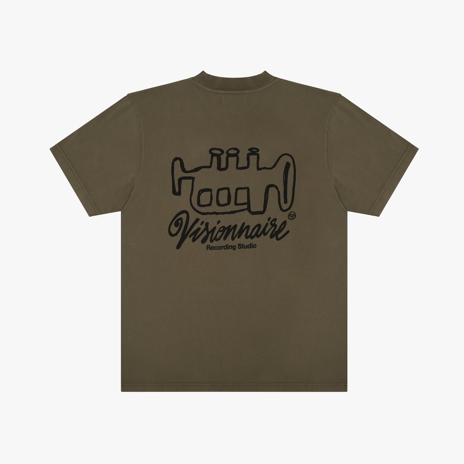 T-SHIRT TROMPETTE KAKI