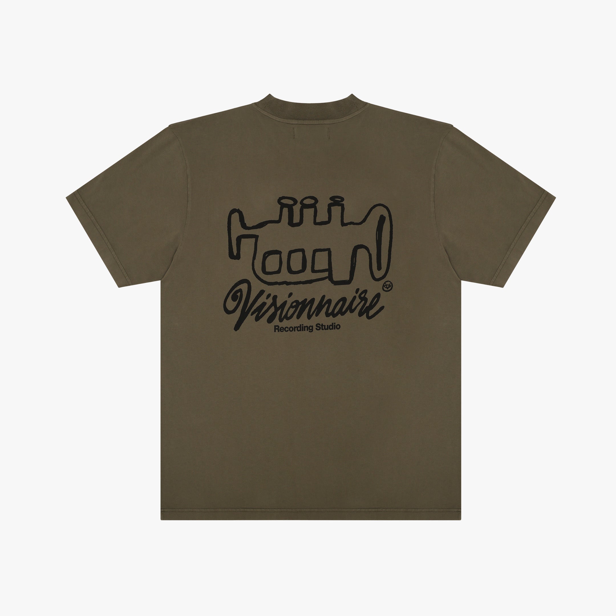 T-SHIRT TROMPETTE KAKI