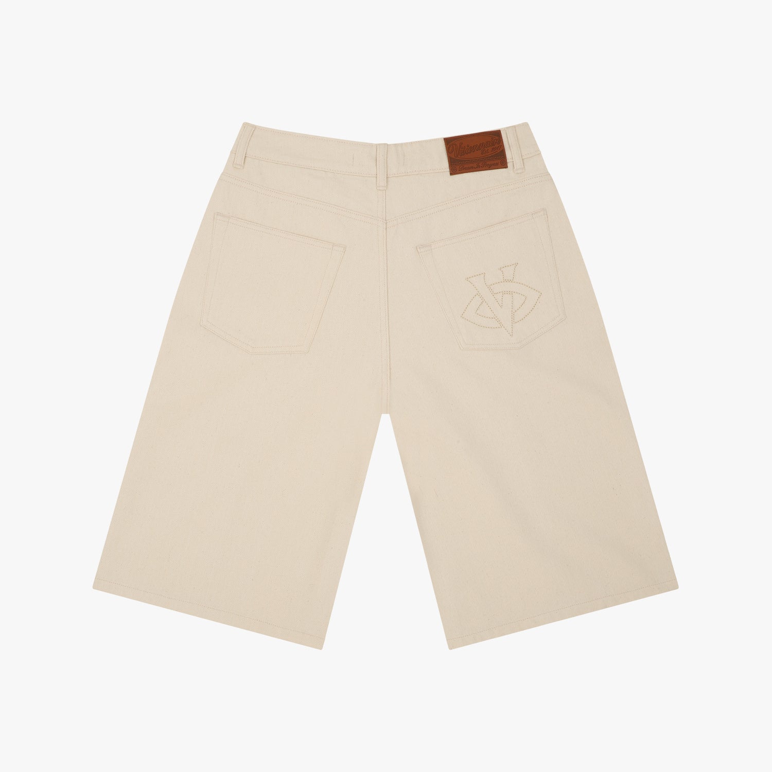 SHORT BAGGY JEAN OFF WHITE