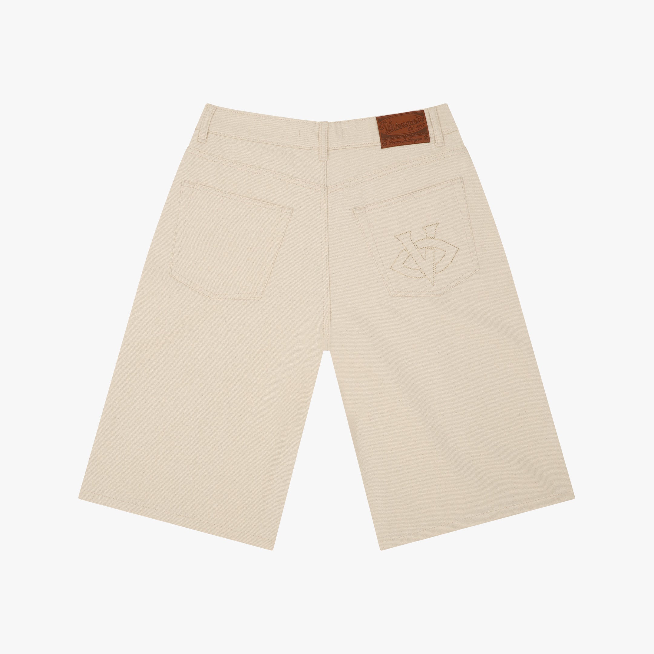 SHORT BAGGY JEAN OFF WHITE