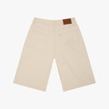 SHORT BAGGY JEAN OFF WHITE