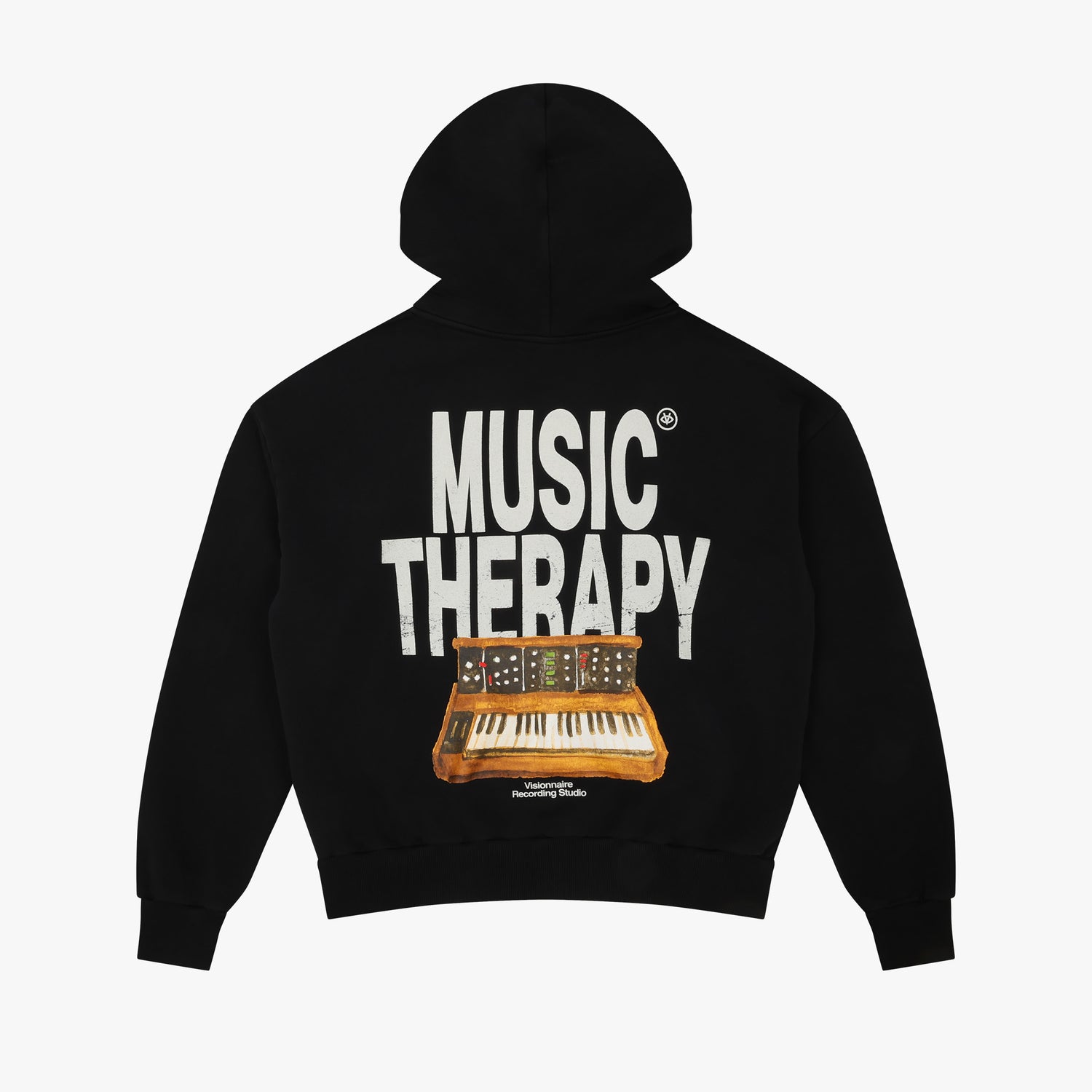 HOODIE MUSIC THERAPY NOIR