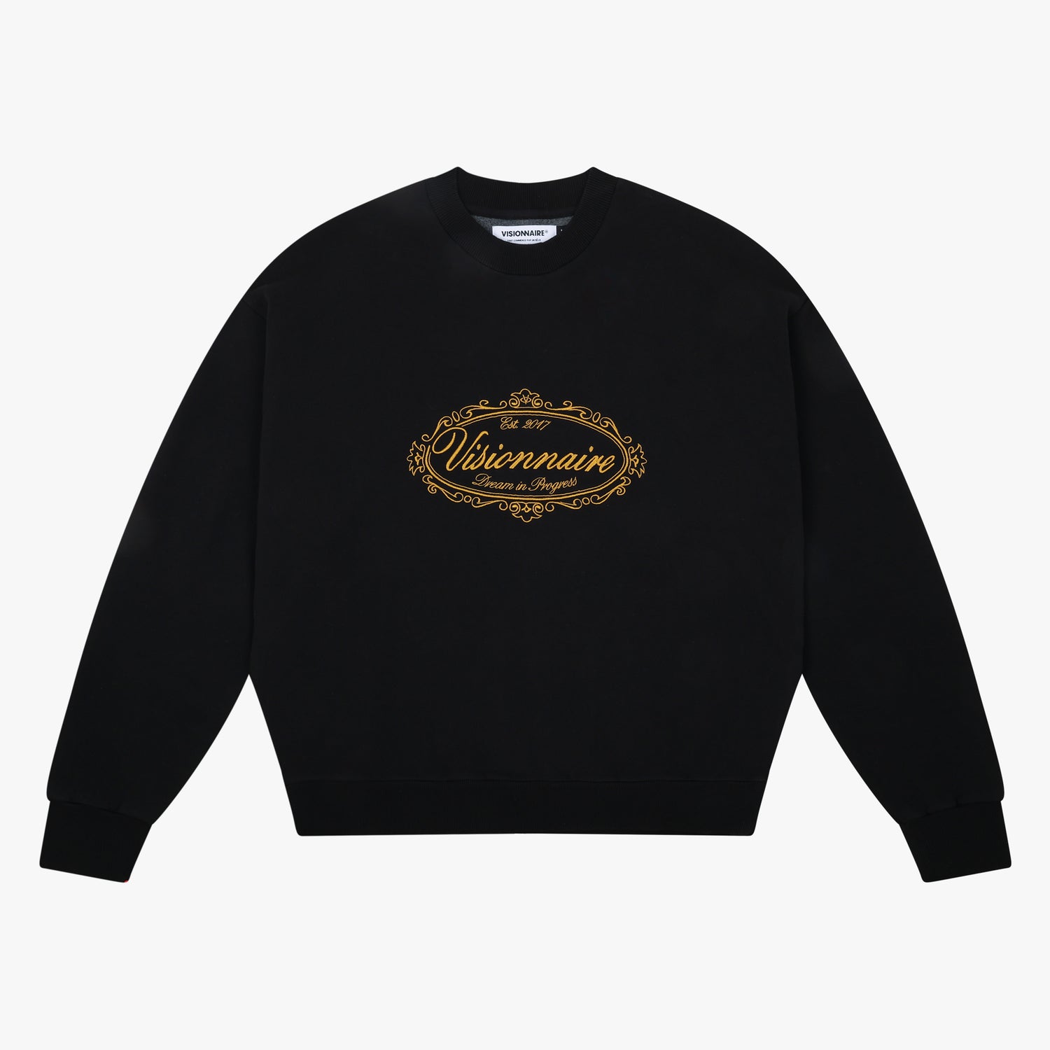 CREWNECK MÉDAILLON NOIR