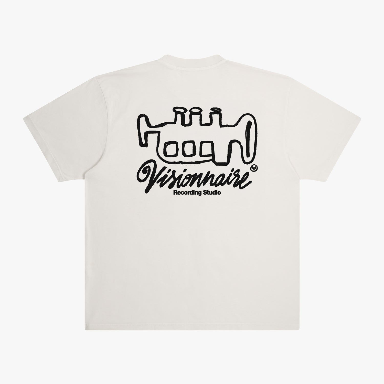 T-SHIRT TROMPETTE OFF WHITE