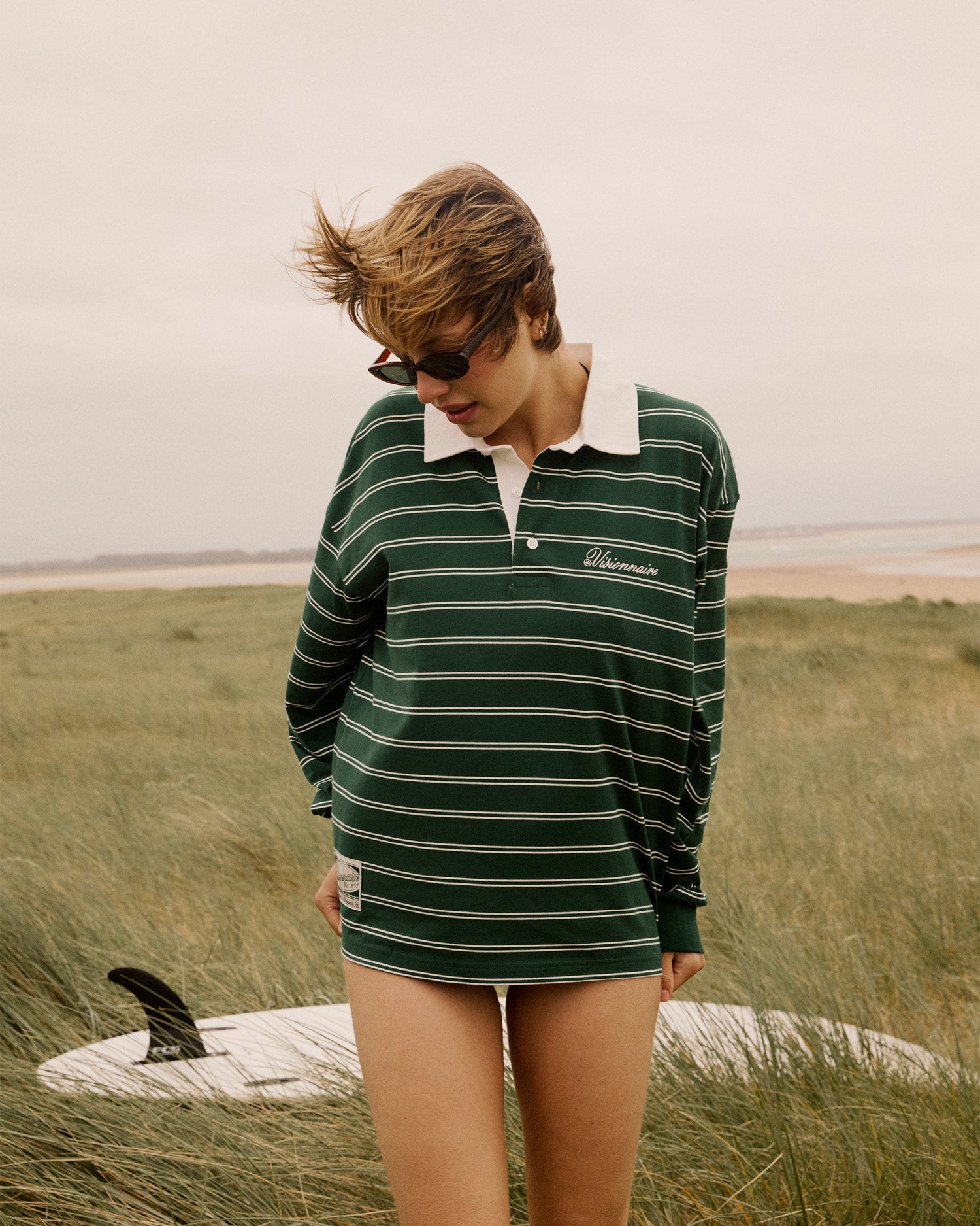 POLO RUBGY VERT FONCÉ