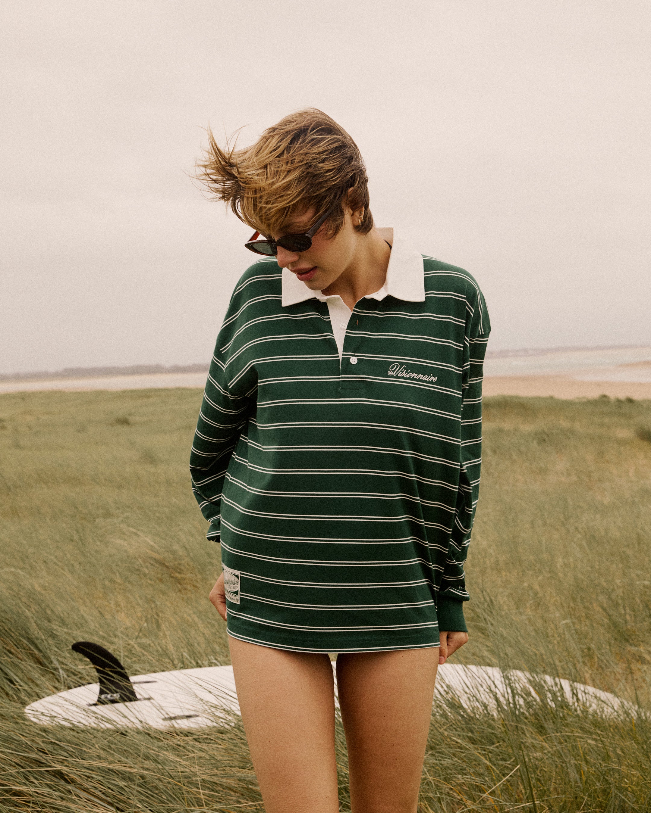 POLO RUBGY VERT FONCÉ