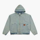 VESTE JEAN BLEU FADE