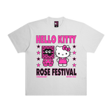 T-shirt Kitty Blanc | ROSE FESTIVAL 2026