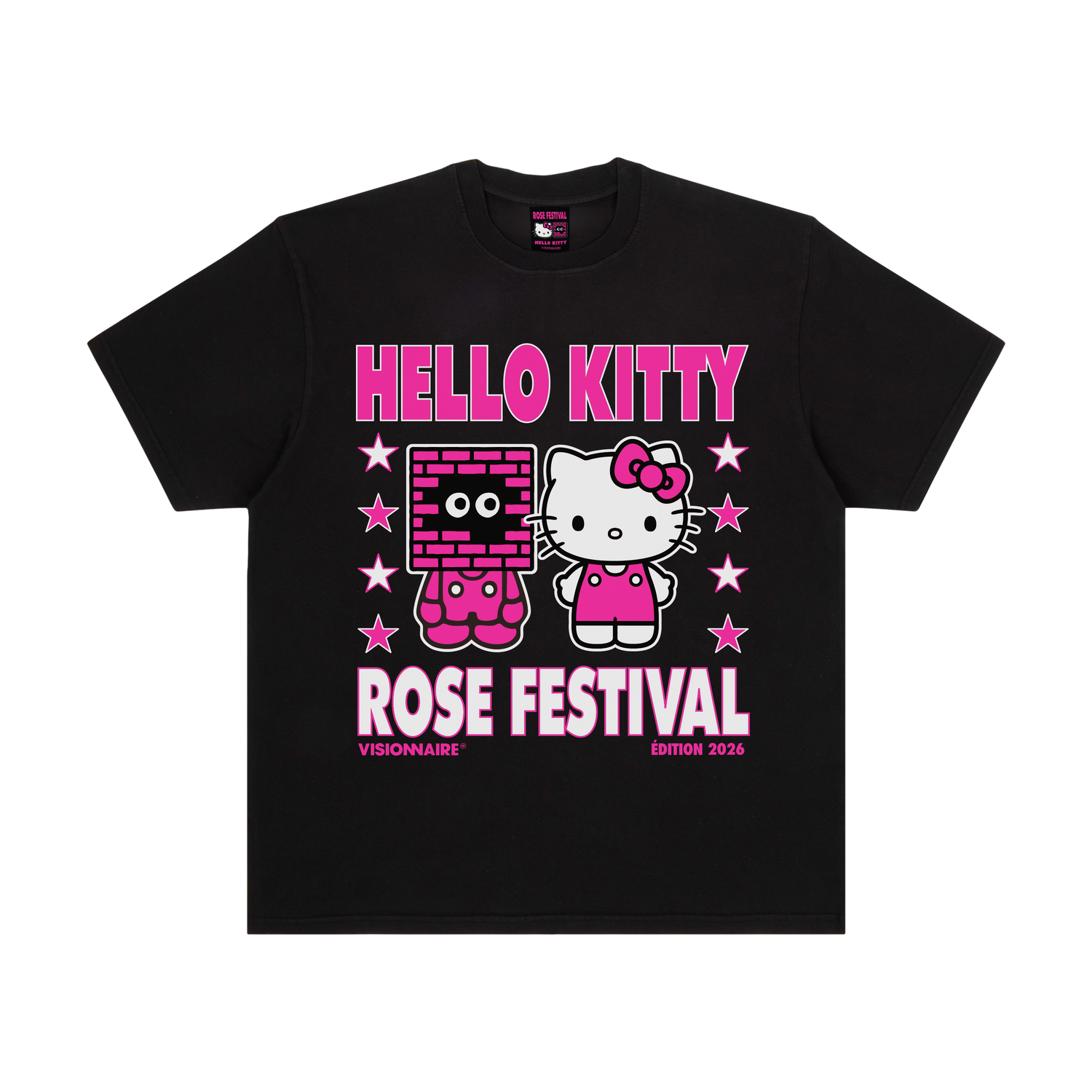 T-shirt Kitty Noir | ROSE FESTIVAL 2026