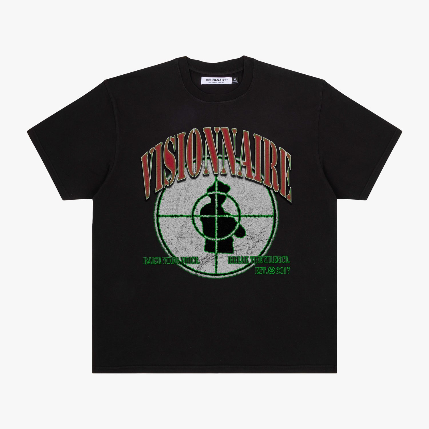 T-SHIRT BOOTLEG PE NOIR