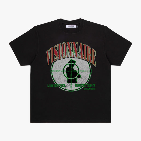 T-SHIRT BOOTLEG PE NOIR