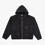VESTE JEAN NOIR FADE