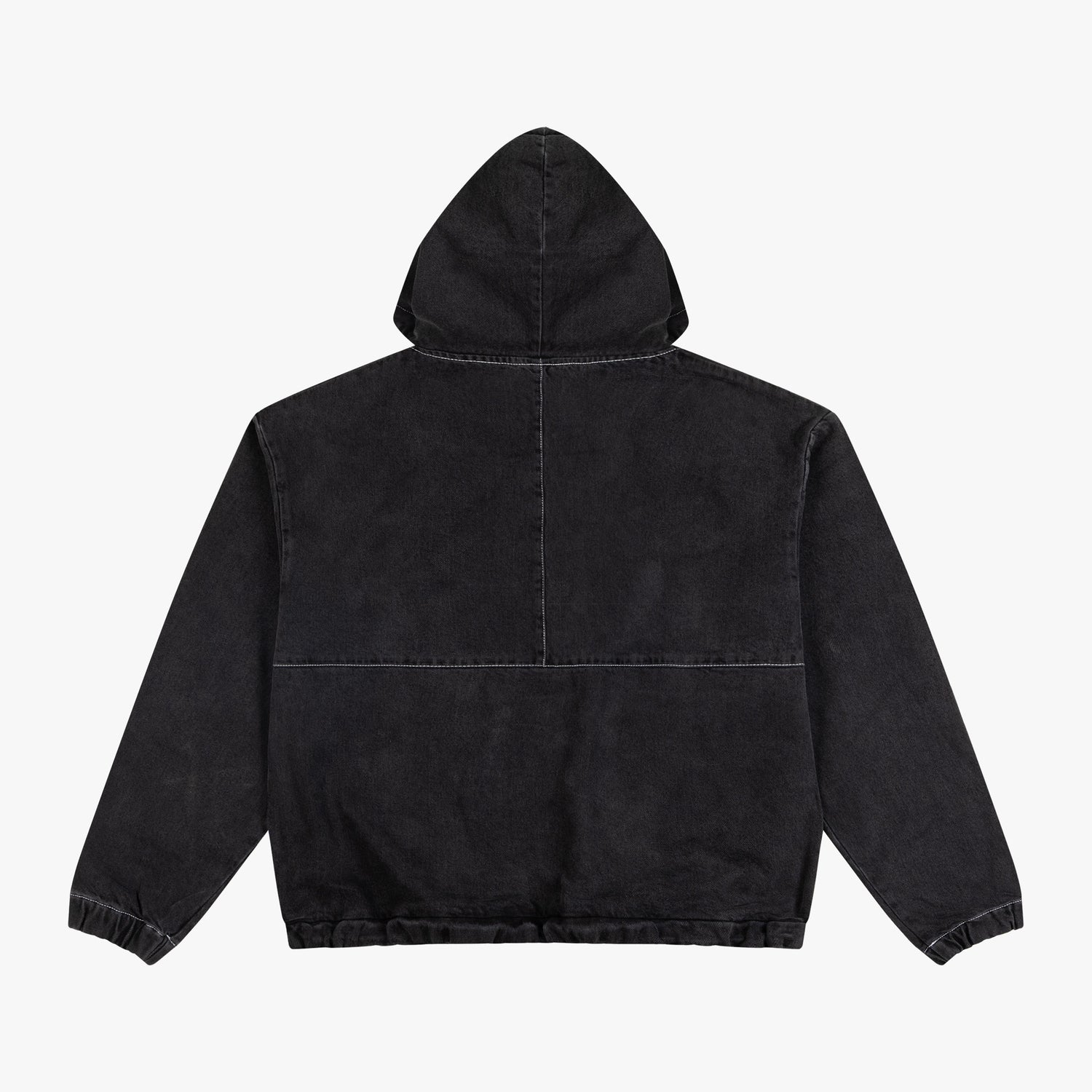 VESTE JEAN NOIR FADE
