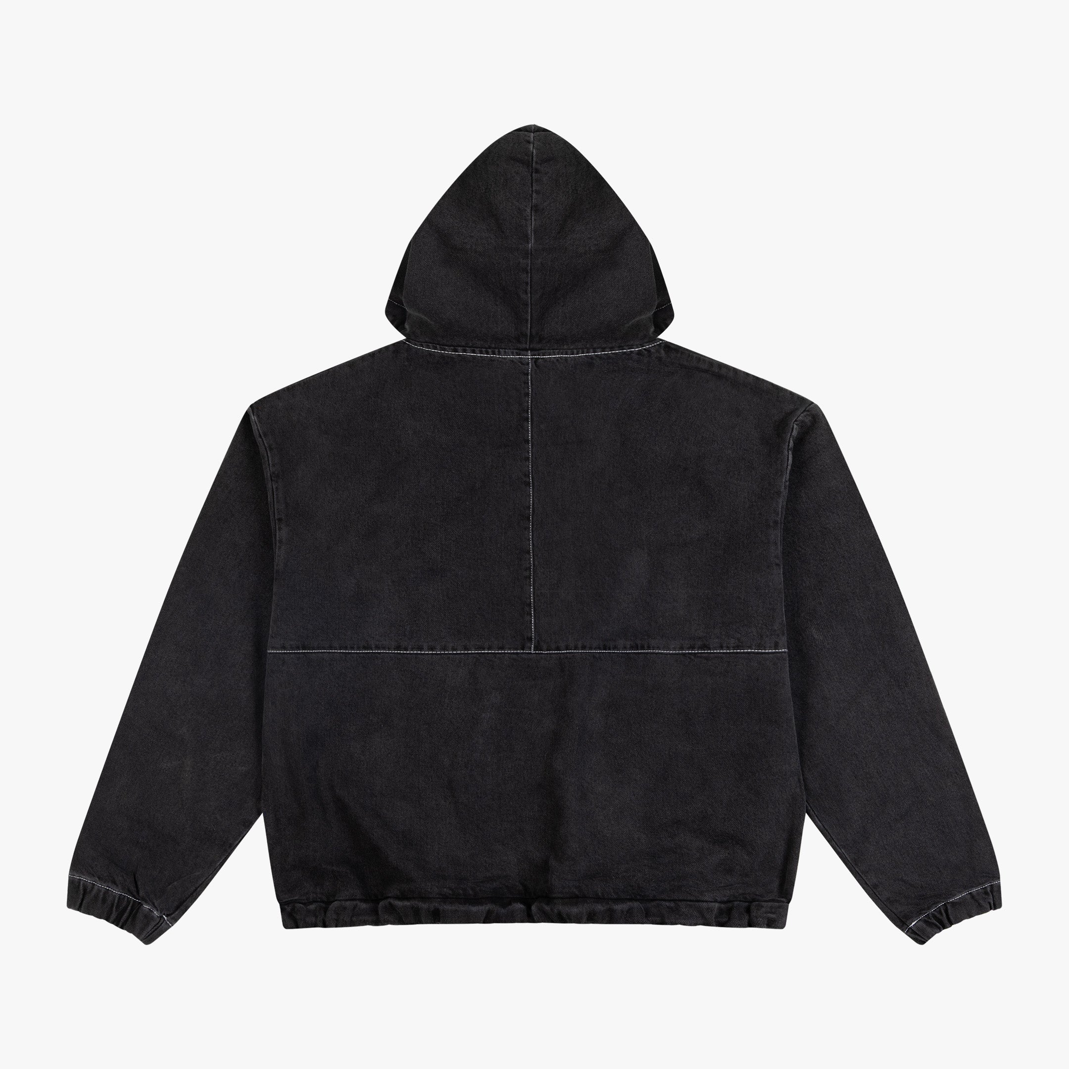 VESTE JEAN NOIR FADE