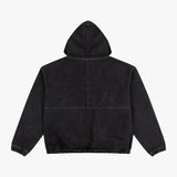 VESTE JEAN NOIR FADE