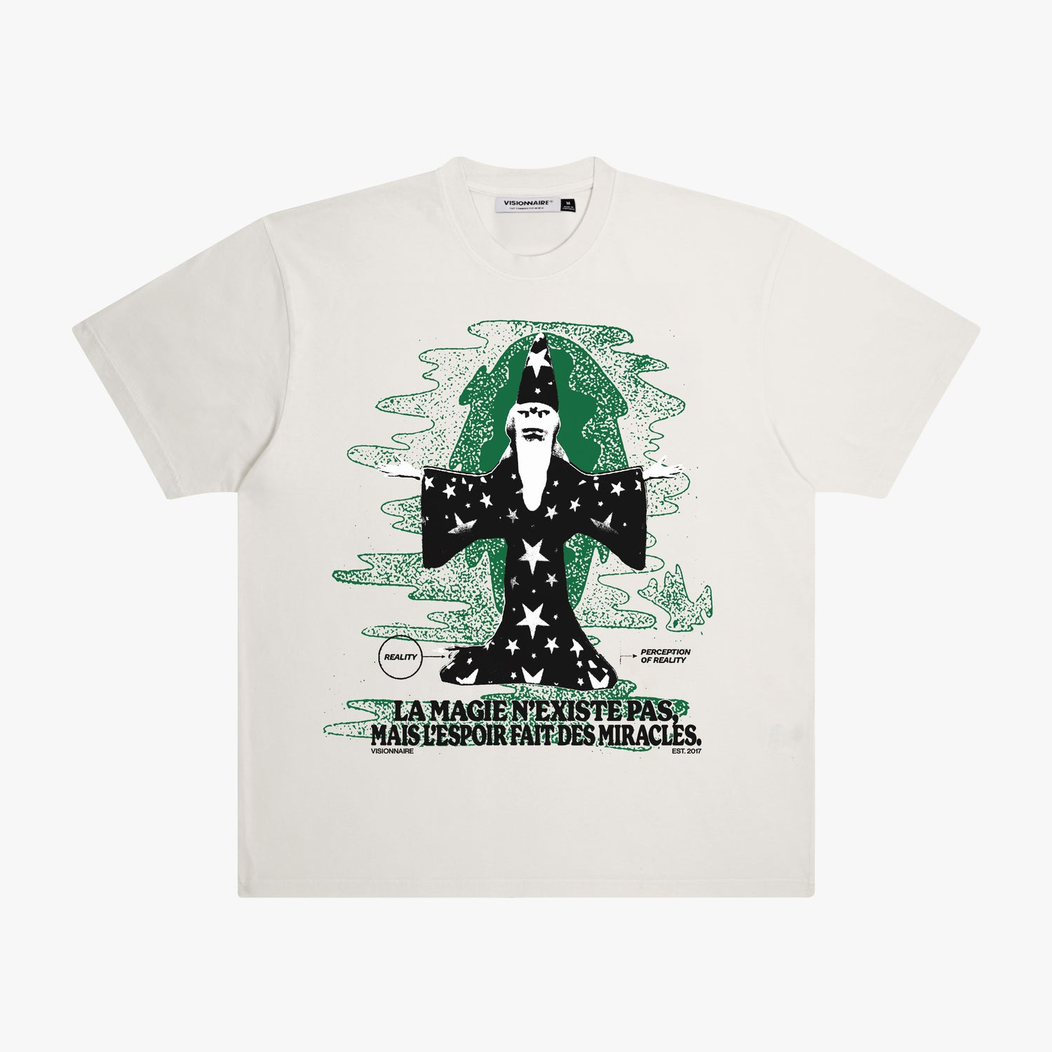 T-SHIRT MAGE BLANC