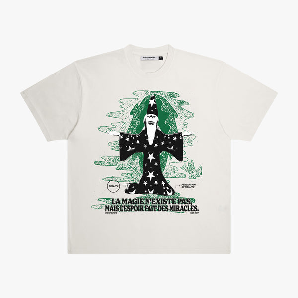 T-SHIRT MAGE BLANC