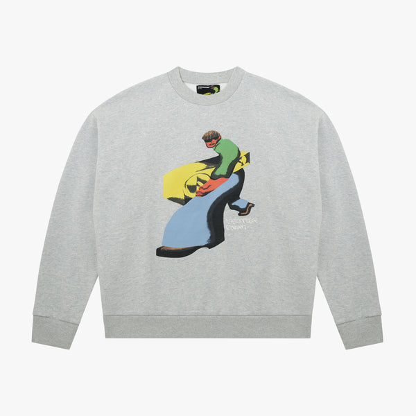 CREWNECK NICK DAHLEN SOUND GRIS