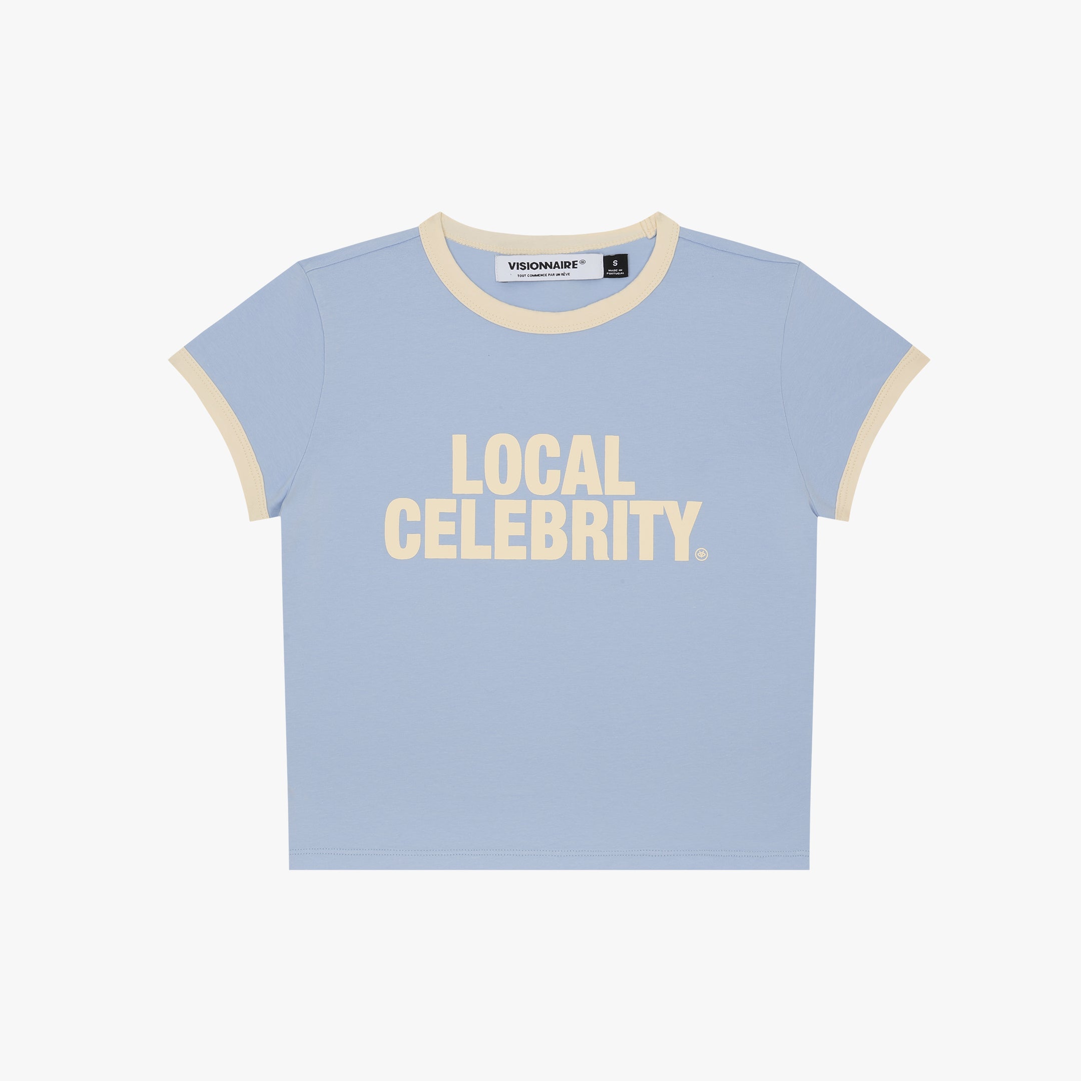 BABY TEE LOCAL CELEBRITY BLEU