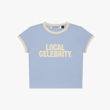 BABY TEE LOCAL CELEBRITY BLEU