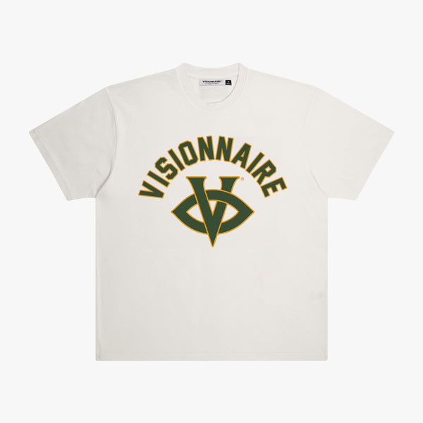 T-SHIRT LOGO SÉRIF BLANC