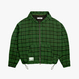 VESTE TARTAN VERT